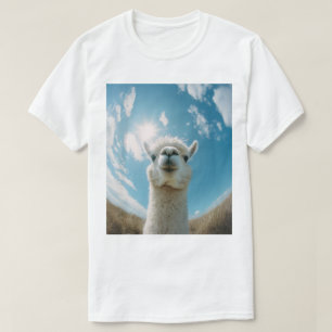 Curious Alpaca Under the Sun T-Shirt