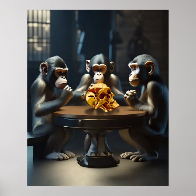 Curious Apes Poster (Front)