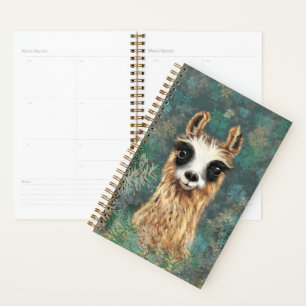 Curious Baby Llama - Cute - Planner