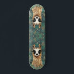 Curious Baby Llama - Cute - Smile Skateboard<br><div class="desc">Curious Baby Llama</div>