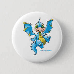 Curious blue Scorchio 2 Inch Round Button