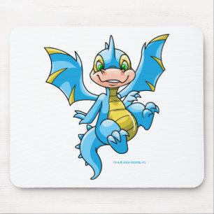 Curious blue Scorchio Mouse Pad