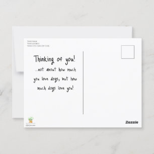 Curious Boy and His Whimsical Animals Postcard