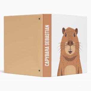 Curious Capybara Portrait Binder