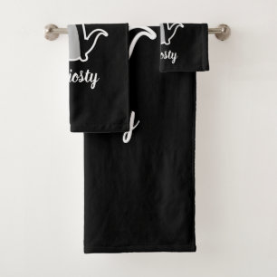 Curious Cat Bath Towel Set