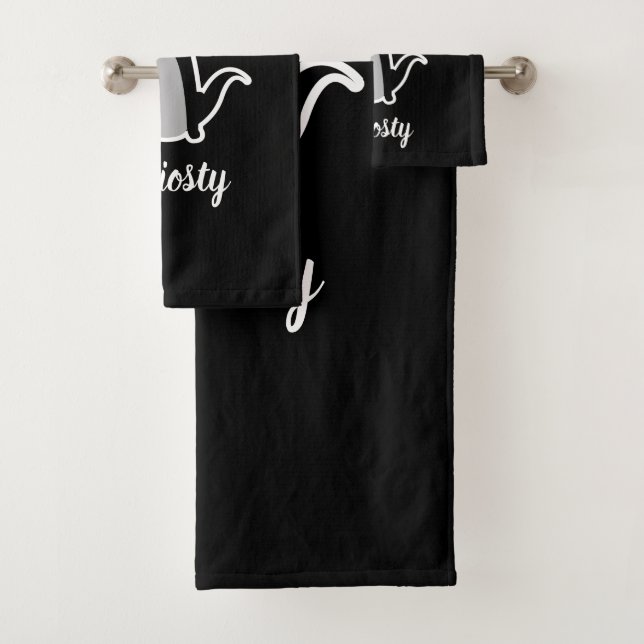 Curious Cat Bath Towel Set (Insitu)
