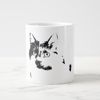 Curious Cat Ink Portrait Mug