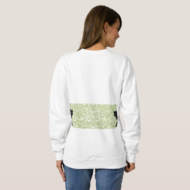 Curious Cat Playera Sweatshirt (Back Full)