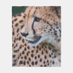 CURIOUS CHEETAH FLEECE BLANKET