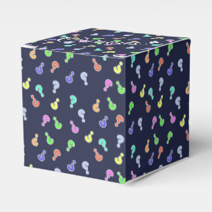Curious? Colourful Question Marks Gift Favour Box
