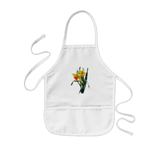 Curious Daffodils Kids Apron (Front)