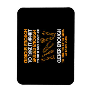 Curious Enough To Take It Apart Car Auto Garage Me Magnet