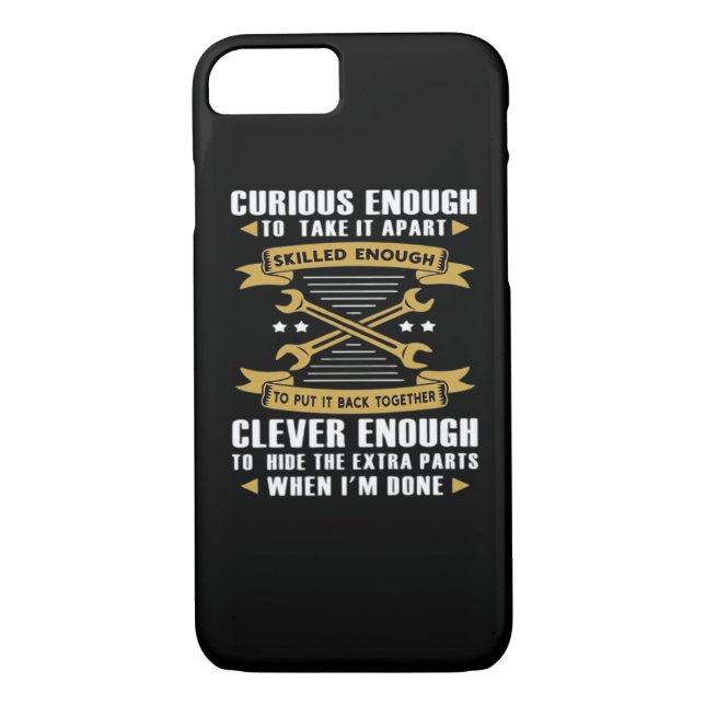 Curious Enough To Take It Apart Skill - Skilled La Case-Mate iPhone Case (Back)