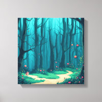 Curious Fox in the Forest Path