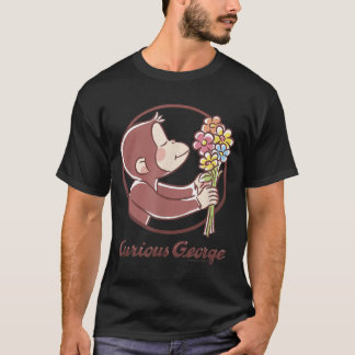 Curious George Flower Bouquet Poster T-Shirt