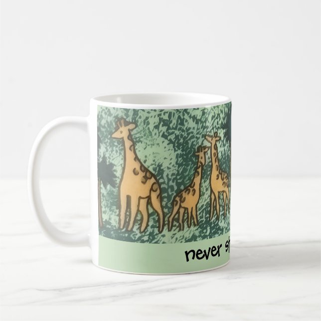Curious Giraffes Mug (Left)