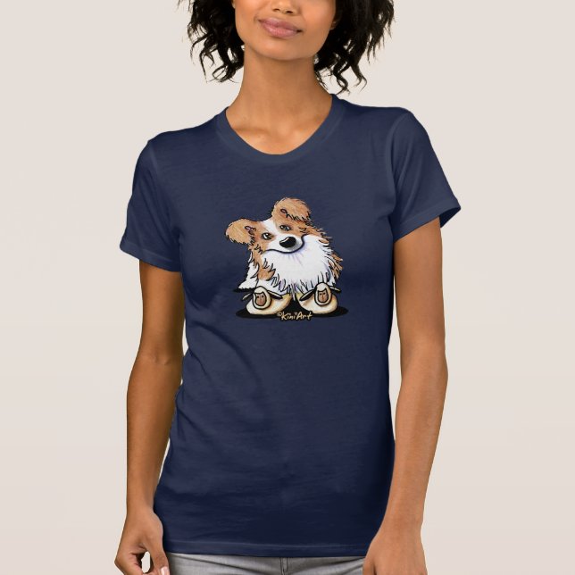 Curious Gold Border Collie T-Shirt (Front)