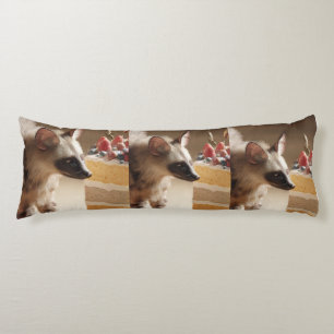 Curious Hyena & Layer Cake Body Pillow