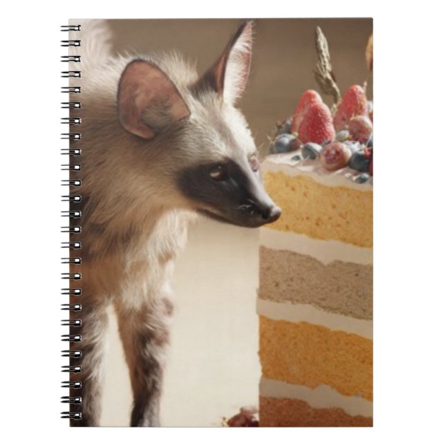 Curious Hyena Notebook (Front)