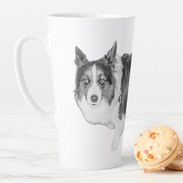Curious Little Guardian Latte Mug (In Situ)