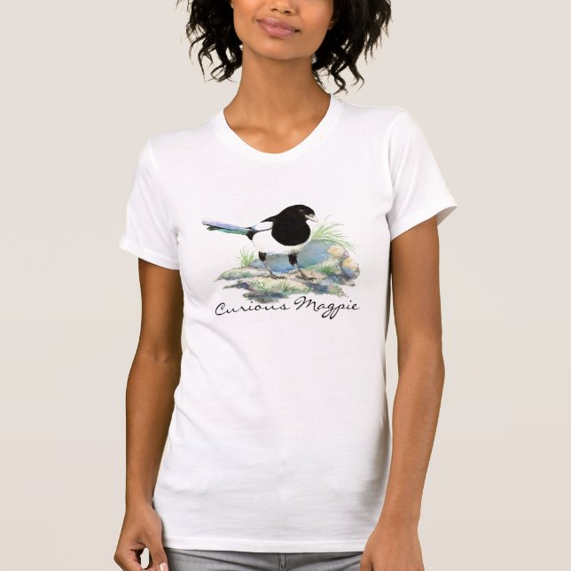 Curious Magpie T shirt (Front)