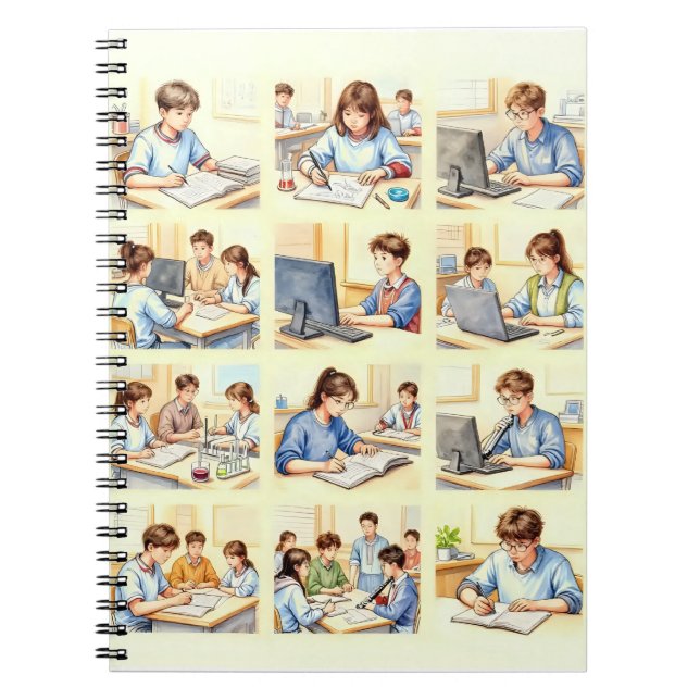 Curious Minds school Notebook (Front)