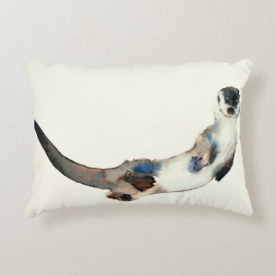 Curious Otter 2003 Accent Pillow