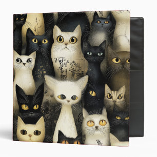 curious pet kittens binder