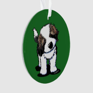 Curious Saint Bernard Ornament