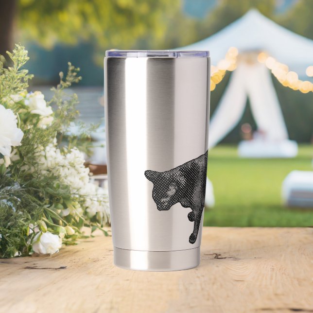 Curious Shadows With Daylight Grace Insulated Tumbler (Wedding (Rotated))