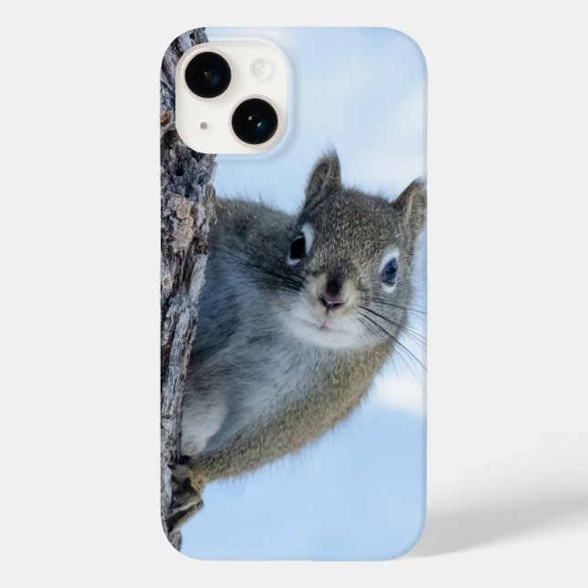 Curious Squirrel, Canadian Wildlife Photography Case-Mate iPhone Case (Back)