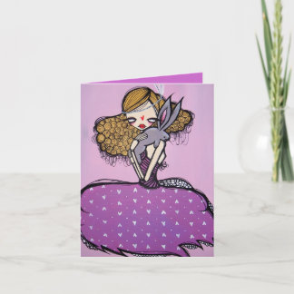 "Curiouser and curiouser!" Card