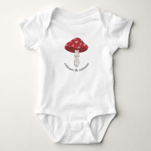 Curiouser & Curiouser Mushroom Baby Bodysuit