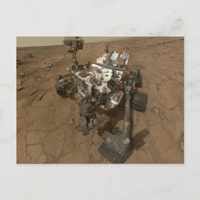 Curiousity Rover Postcard (Front)