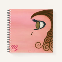 Curl Girl carnet gauche