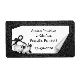 Curl Tag Sheep Label