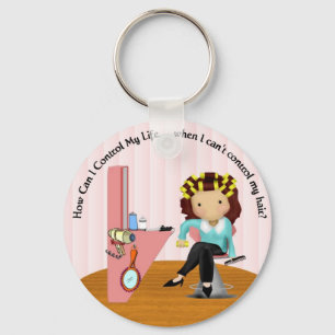 Curler Diva Keychain