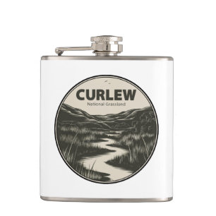 Curlew National Grassland Idaho Stream Hip Flask
