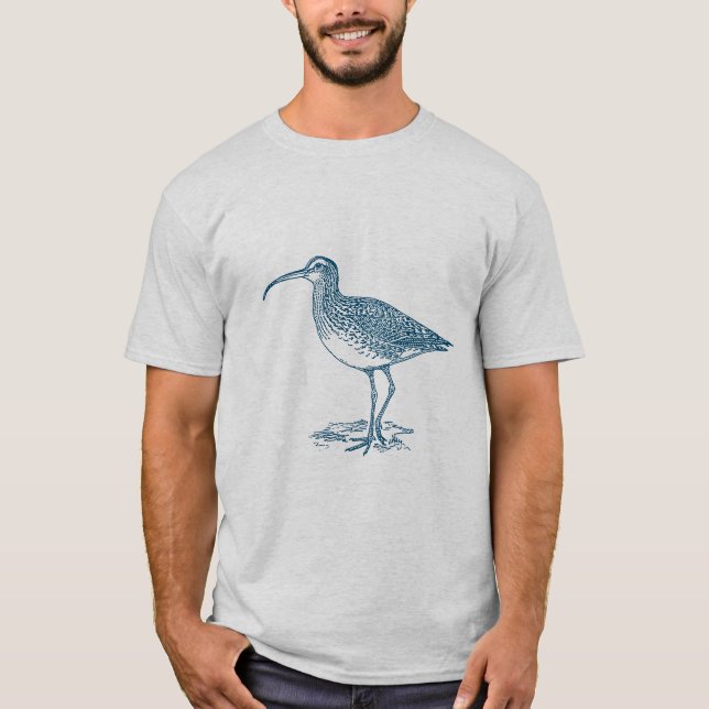 Curlew - Ocean Blue T-Shirt (Front)