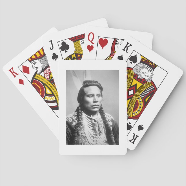 Curley, of the Crow tribe, one of Custer's scouts Playing Cards (Back)