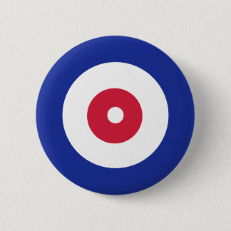Curling 2 Inch Round Button