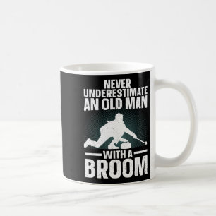 Curling Art For Grandpa Men Curling Srt Curling Lo Coffee Mug