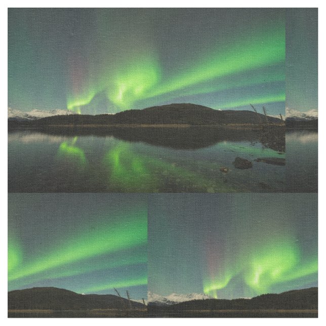 Curling Aurora Fabric (Close Up)