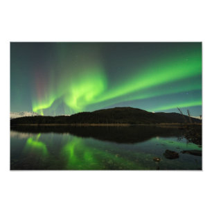 Curling Aurora Photo Print