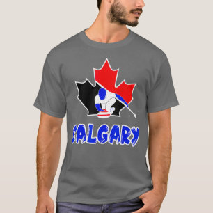 Curling Calgary for Canadian Curling Fan and T-Shirt