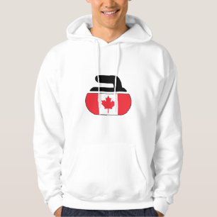 Curling Canada   Canadian Winter Sports Gift Idea Hoodie