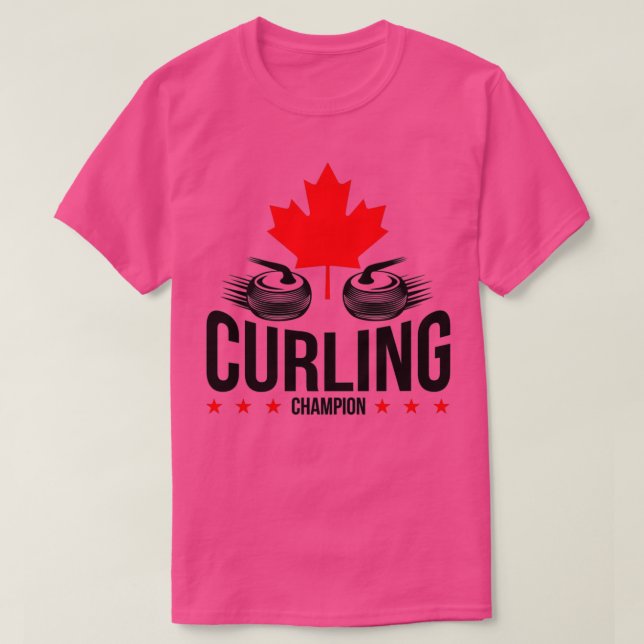Curling canada fans T-Shirt (Design Front)