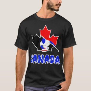 Curling Canada for Canadian Curling Fan and T-Shirt