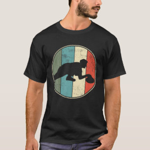 Curling Curler Vintage Retro T-Shirt