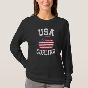 Curling  For Men Women Curling Players Usa  1 T-Shirt